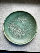 Vintage Grand Plat Céramique Signé Gres De Puisaye La Borne