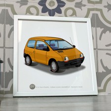 Poster Twingo jaune indien