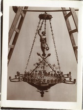 France, Paris, lustre en