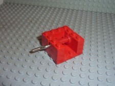 Treuil rouge  LEGO vintage red winch x378c01 / set 132 400 364 910 580 360 