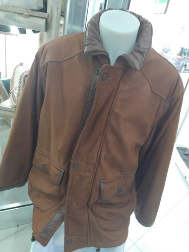 Giacca camoscio marron en - giacca,