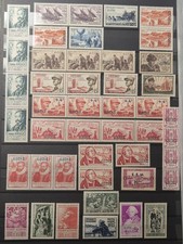 TRÈS BEL ENSEMBLE DE TIMBRES D'ALGÉRIE COLONIE FRANÇAISE NEUFS** 