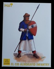 1 grappe de figurines au 1/72. HÄT 8189, Infanterie Almoravide du Cid.