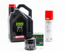 Kit Entretien Vidange pour DUCATI 600 MONSTER de 1993 à 2002 MOTUL 5100 10W40 4L