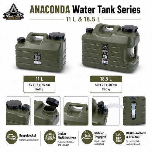 Anaconda water tank bidon - tank,