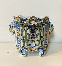 Cache pot en faïence de ROUEN