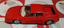 1/24 FERRARI TESTAROSSA (1984) Burago / Bburago (défauts voir PHOTOS) sans boîte