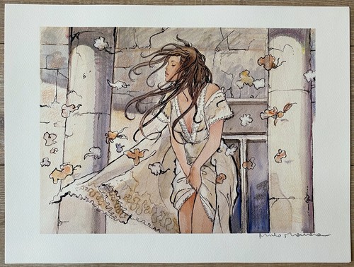Manara tirage imprimé signé - imprimé,