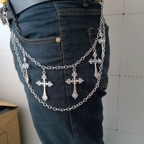Collier pantalon croix - de,