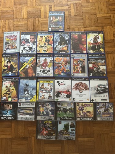 Lot jeux vidéos ps1 ps2 - vidéos,