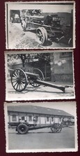 3 photo guerre 1914-1918 .  canons