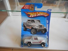 Hotwheels Jeep Scrambler en blanc sur blister