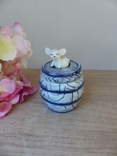 Ancienne boite en porcelaine