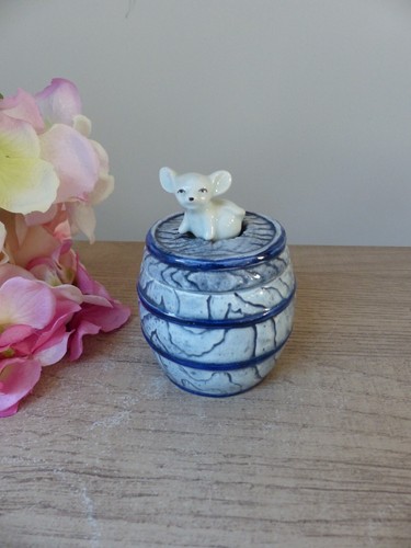 Ancienne boite porcelaine - en,