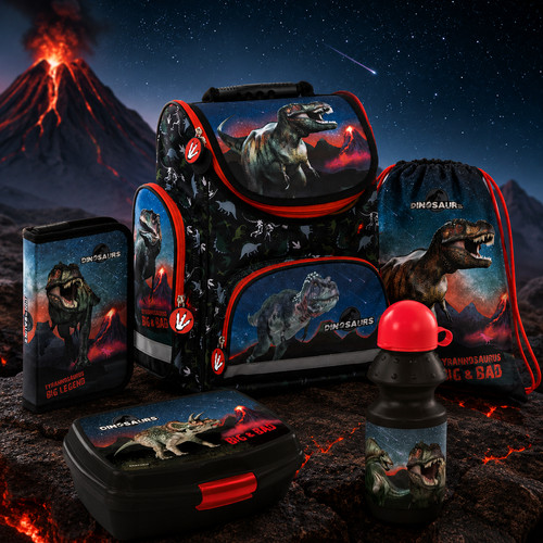 Ensemble cartables dinosaures