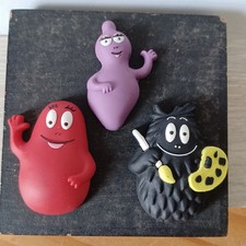 Barbapapa - Lot de 3 Magnets PVC - Barbabelle - Barbidur et Barbouille 