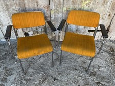 Paire Fauteuil Ancien Métal