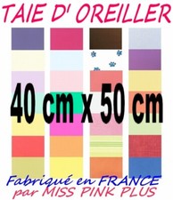 TAIE OREILLER 40x50 cm HOUSSE