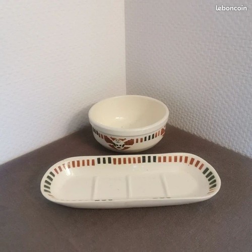 Ensemble toilette terre - toilette, en