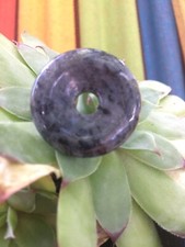Labradorite Donut Pendentif Pierre 30 MM Lithotherapie