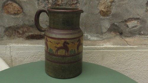 Pichet céramique vintage - pichet, en