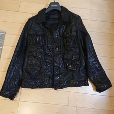 Neil barrett leather jacket - leather, s