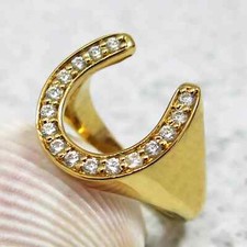 Bague chevalière en fer à