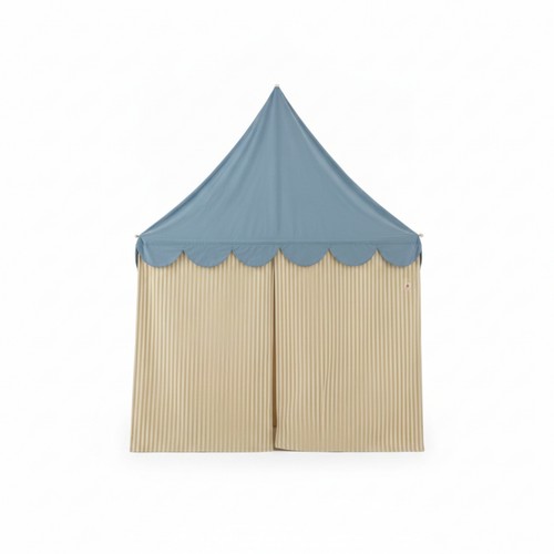 Tente angle avec rideaux en - avec,