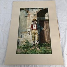 AQUARELLE SUR PAPIER  PORTRAIT HOMME  19 EME SIECLE  INV X