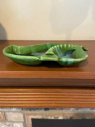 Vtg mid century green dripped - vtg,
