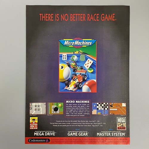Micro machines sega - micro,