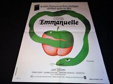 EMMANUELLE just Jaeckin Cuny Sylvia Kristel 1974  affiche cinema vintage 
