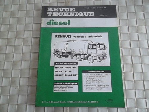 Revue technique camion - technique, renault