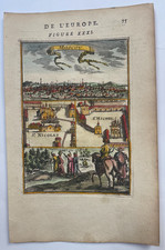 MOSCOW RUSSIA 1683 ALAIN MANESSON MALLET ANTIQUE VIEW FRENCH EDITION