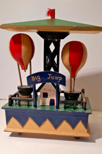 Boîte à MUSIQUE en BOIS - vintage - en état de fonctionnement -