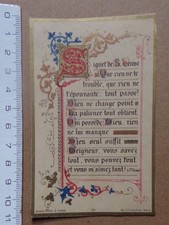 Image pieuse signet de - de, s