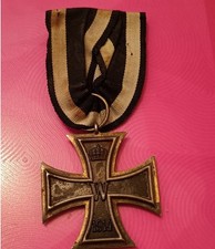 Belle Croix De Fer Allemande WW1 Avec Son Ruban Bonne État ? Authentique 