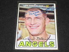 LEN GABRIELSON SIGNED