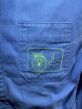 Ancienne veste bleu de travail