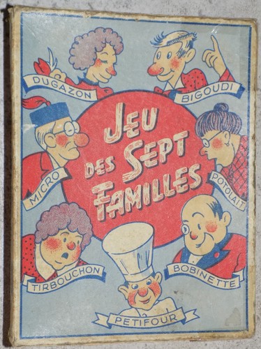 Jeu des familles anciens - jeu,