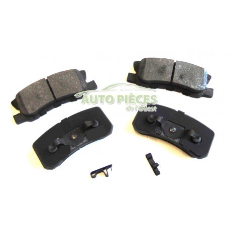 Plaquettes frein arriere - plaquettes, 4