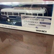 Norev- MUSÉE AIR FRANCE -BUS SAVIEM SC1+Citroen ID 19  FRANCE NOREV 521007 1:43