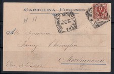 Italie 1903 Carte postale 100%