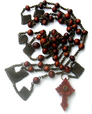 fin XIXè Long Chapelet de
