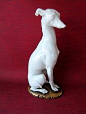 Rosenthal statuette lévrier en porcelaine design Karner