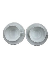 Richard Ginori Vecchio blanc/soucoupe tasse/lot de 2/wht//