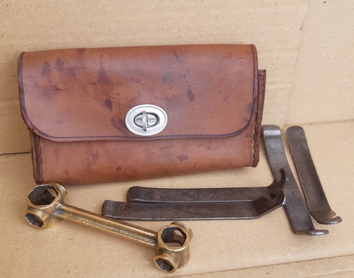Ancienne sacoche selle - ancienne, de