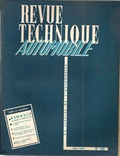 REVUE TECHNIQUE AUTOMOBILE 169 RTA 1960 RENAULT FLORIDE RENAULT DAUPHINE GORDINI