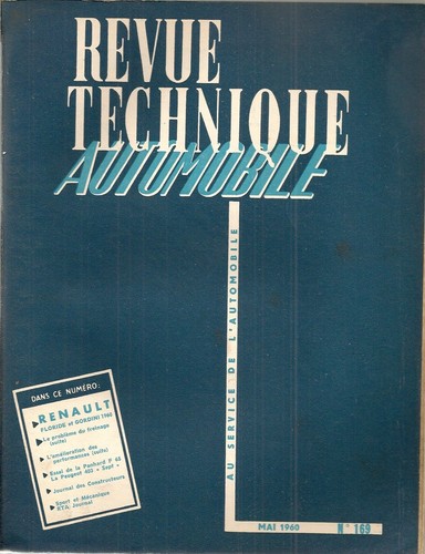 Revue technique automobile - automobile, 169