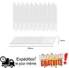 10 lames de cutter rechange